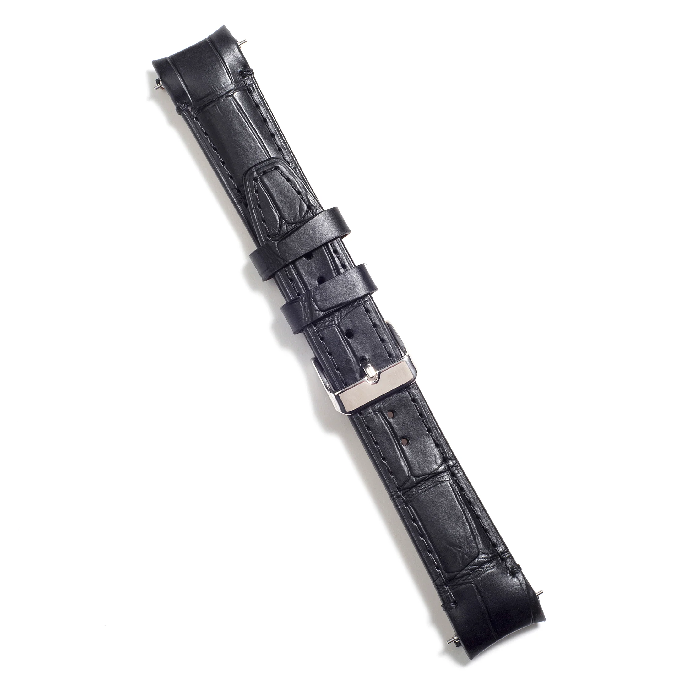 Curved End Leather Strap for Rolex GMT 1675 & 16750 with Tang Buckle - Image 14