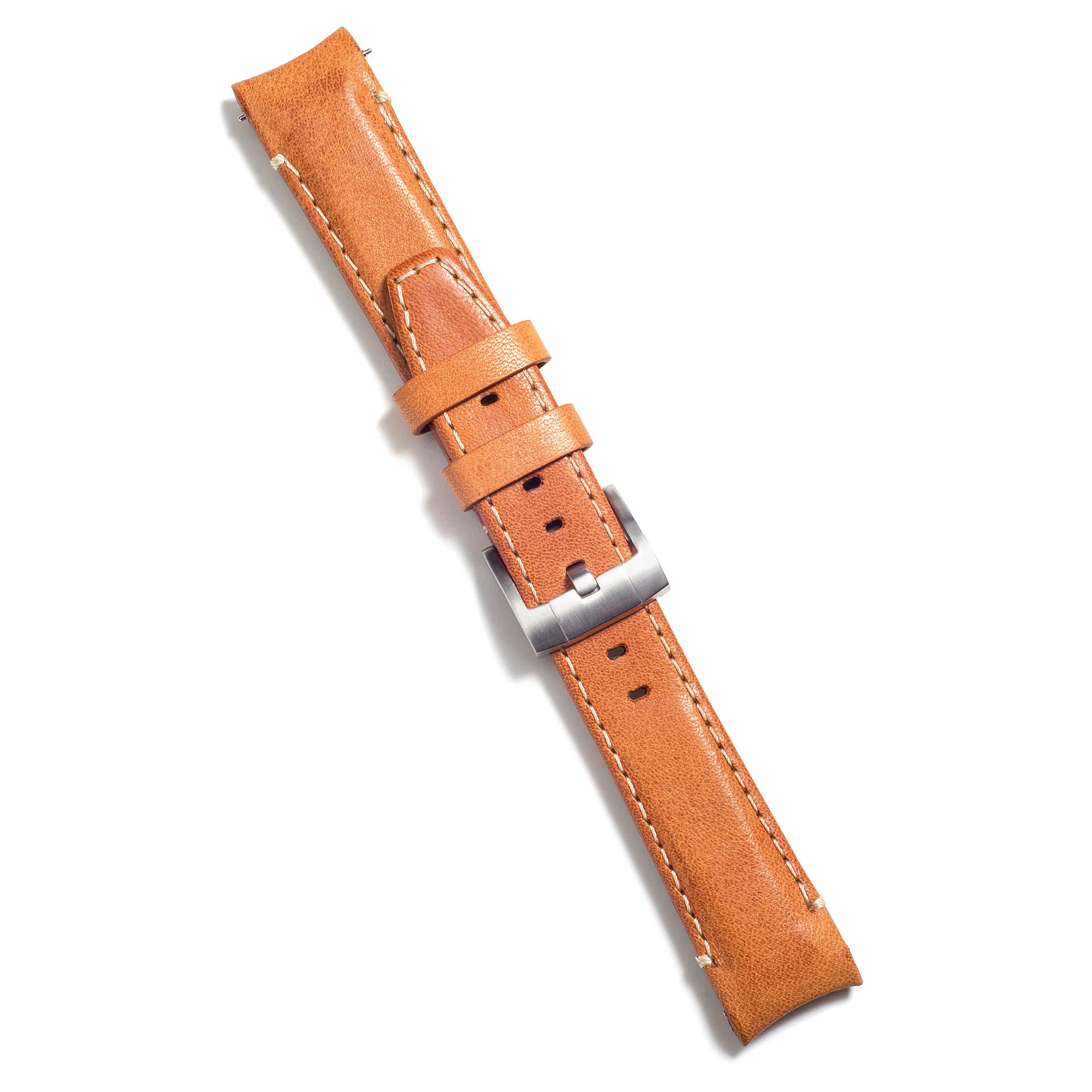 Curved End Leather Strap for Rolex Sea-Dweller with Tang Buckle - Image 10