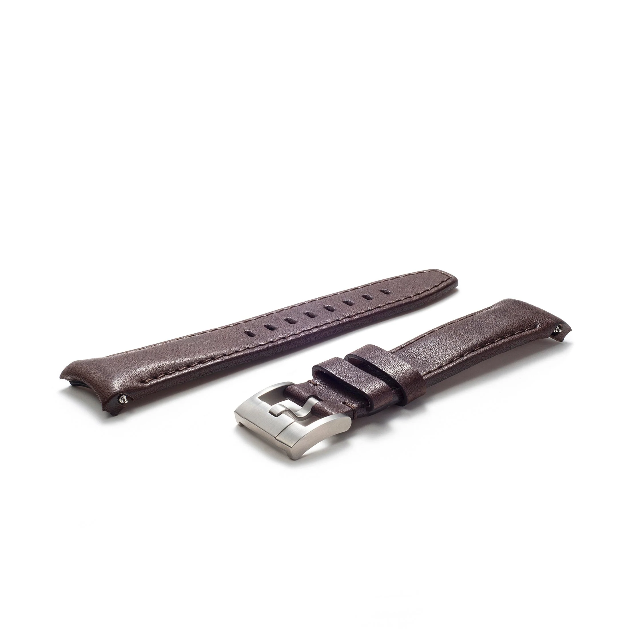 Curved End Leather Strap for Rolex Sea-Dweller with Tang Buckle - Image 12