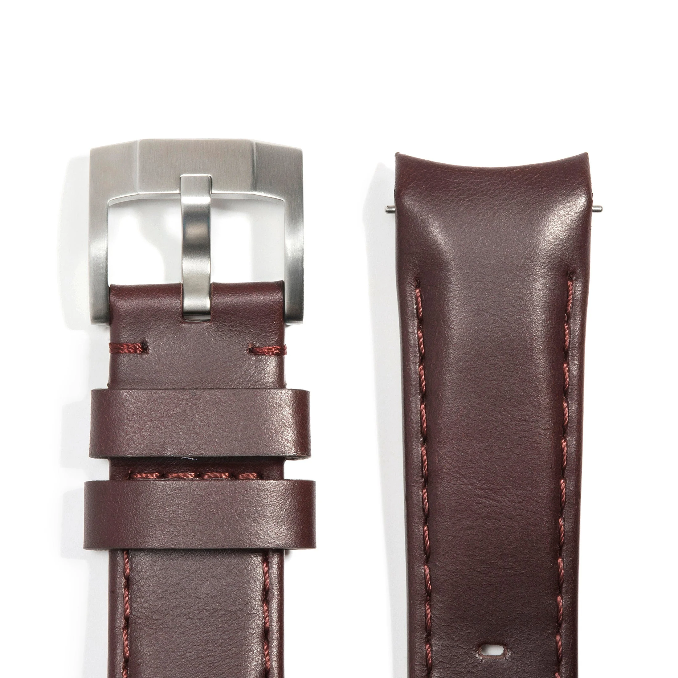 Curved End Leather Strap for Rolex Sea-Dweller with Tang Buckle - Image 14