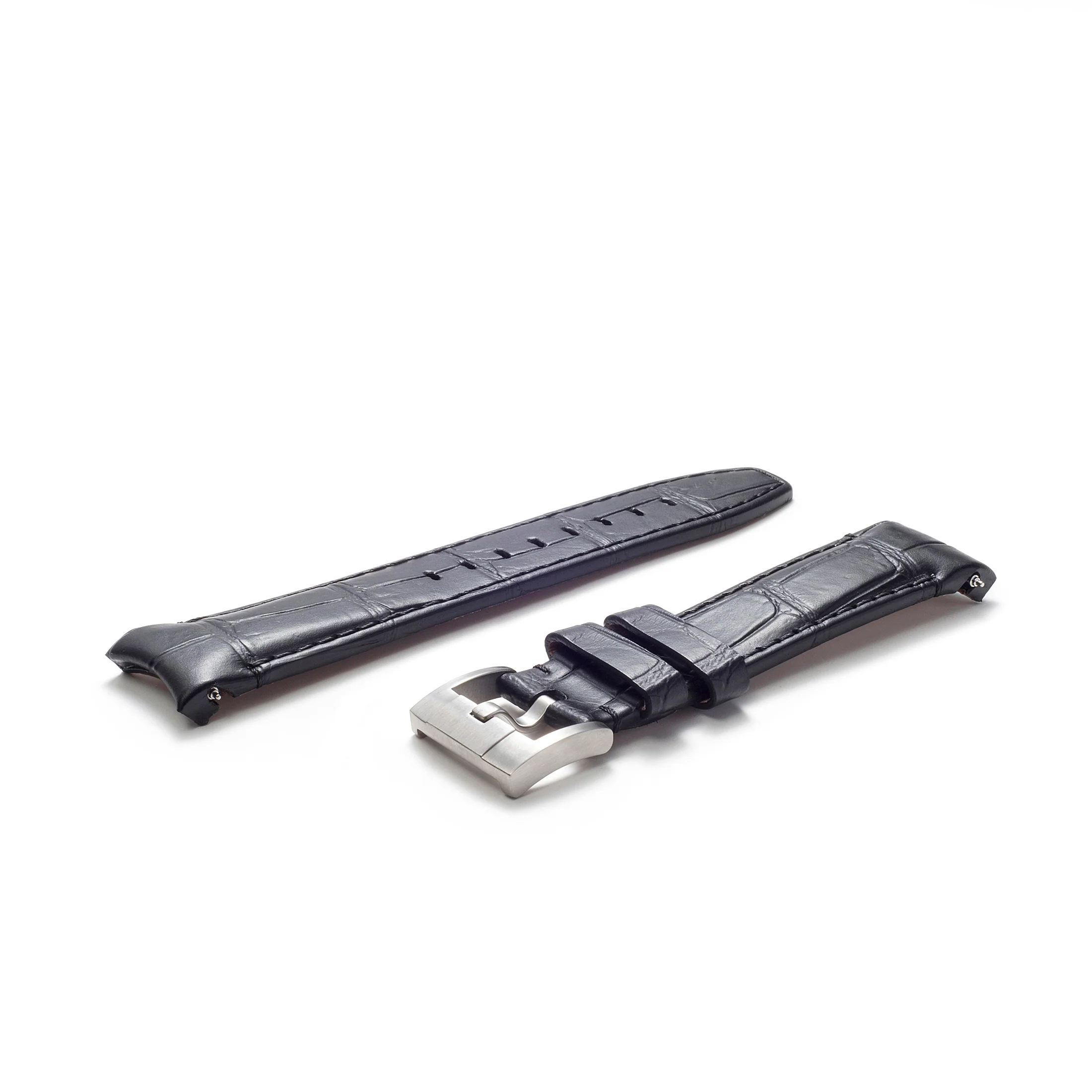 Curved End Leather Strap for Rolex Sea-Dweller with Tang Buckle - Image 17