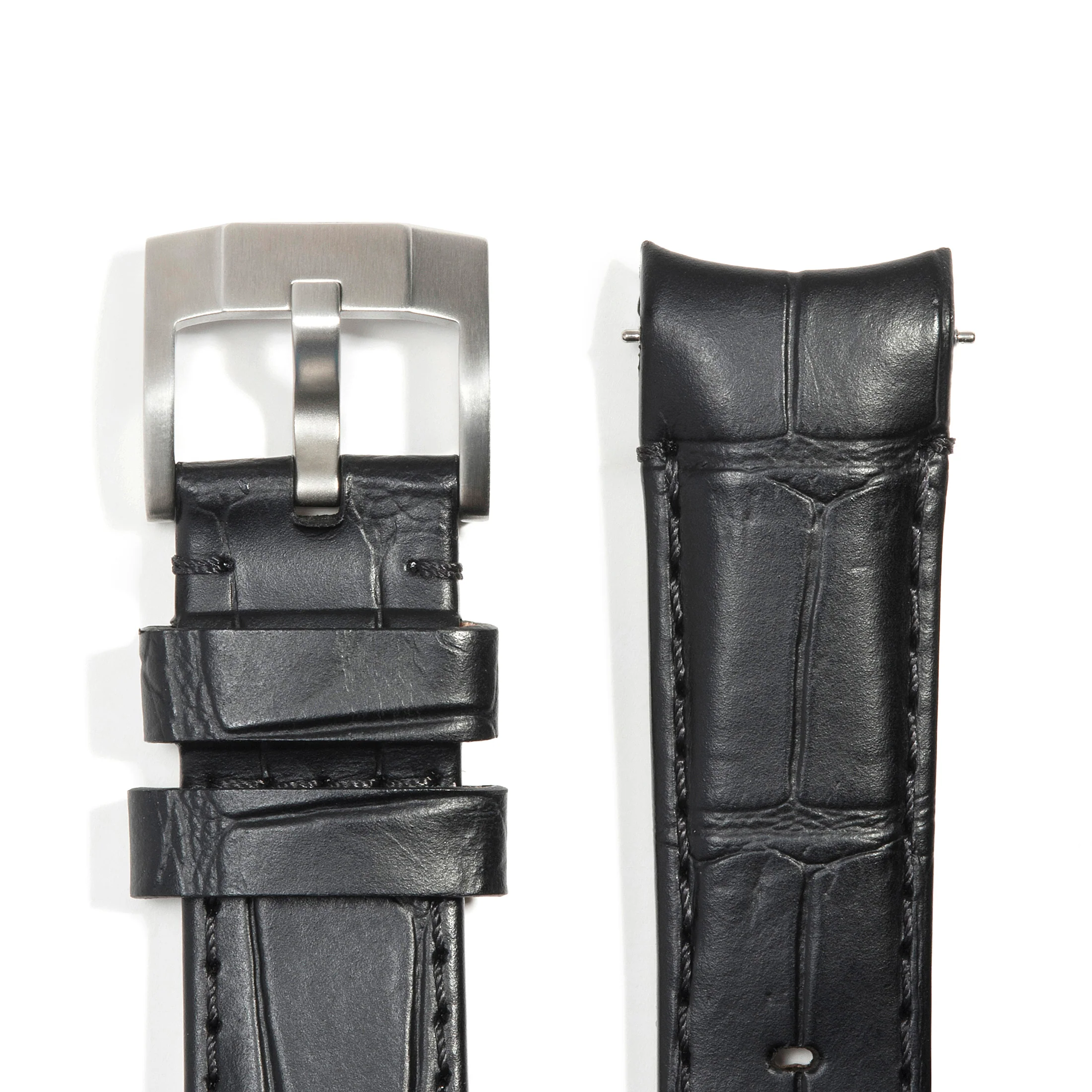 Curved End Leather Strap for Rolex Sea-Dweller with Tang Buckle - Image 18