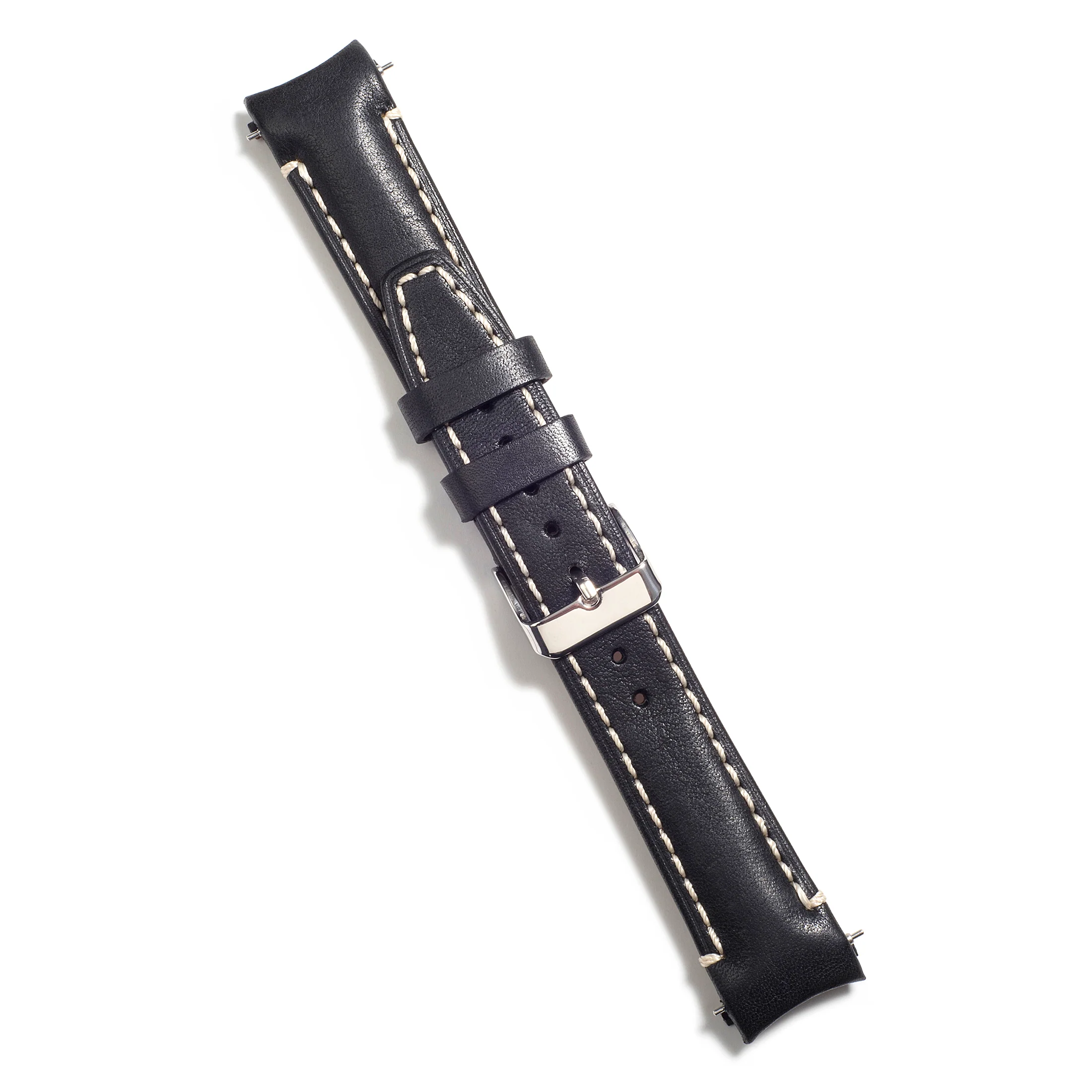 Curved End Leather Strap for Rolex Submariner with Tang Buckle - Image 23