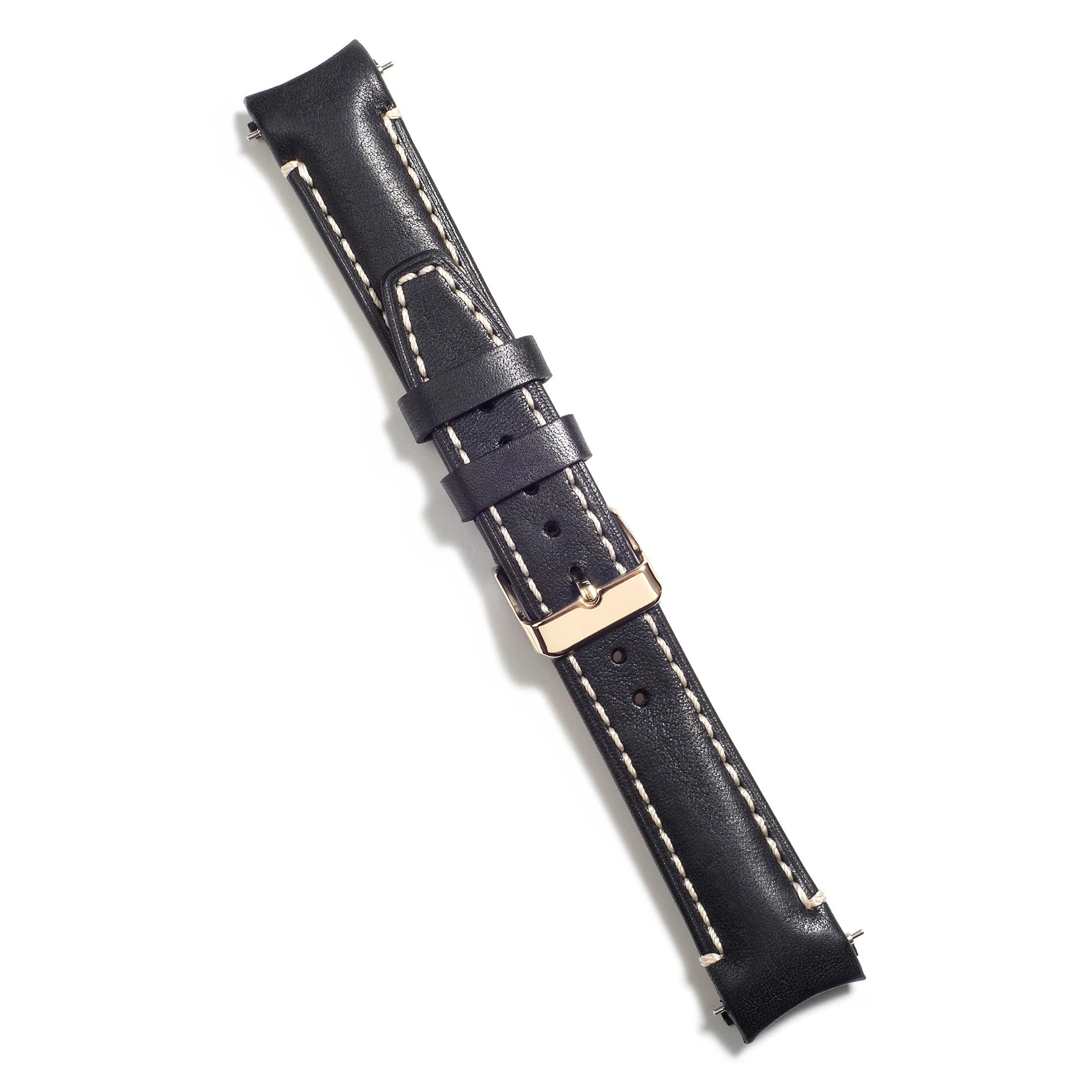 Curved End Leather Strap for Rolex Submariner with Tang Buckle - Image 28