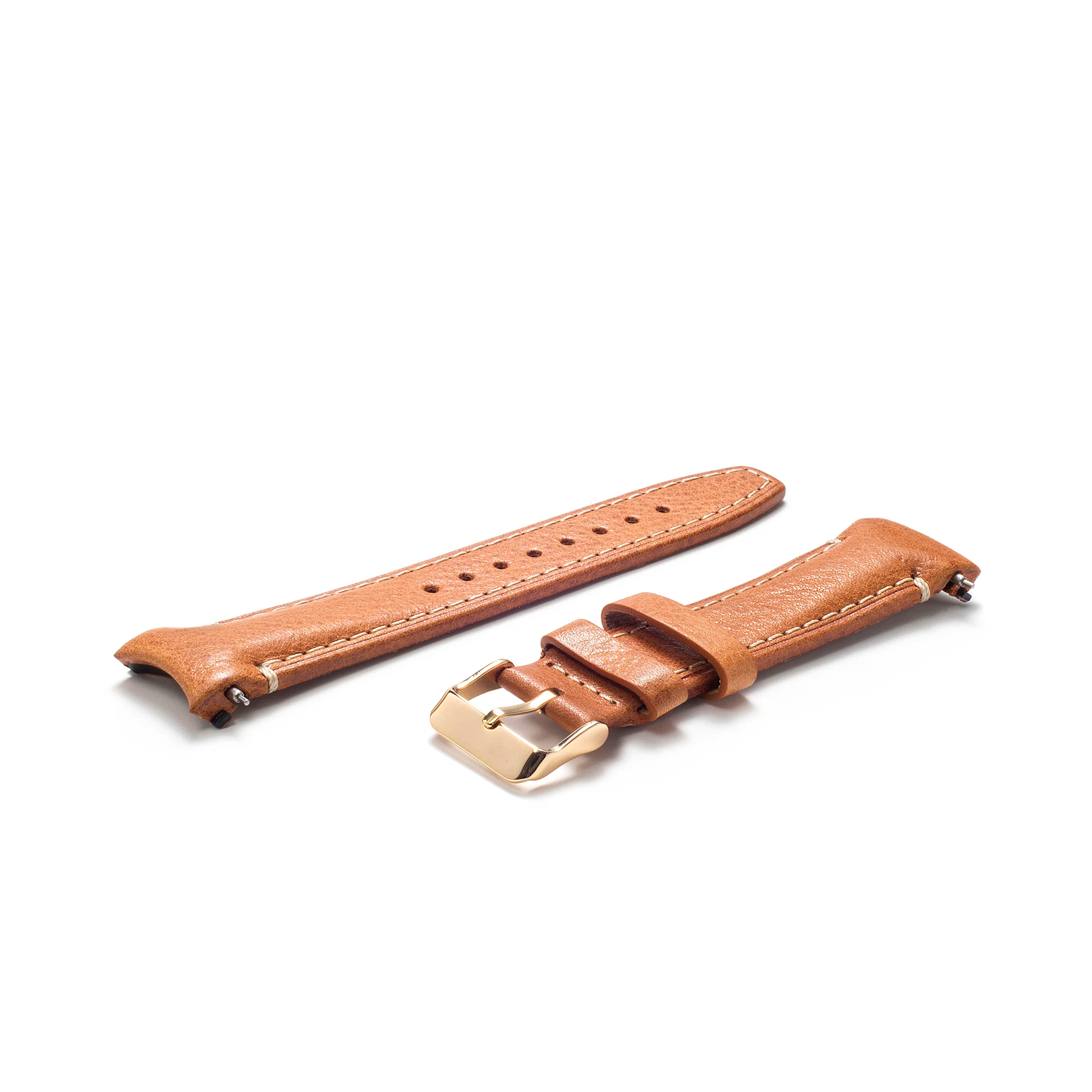 Curved End Leather Strap for Rolex Submariner with Tang Buckle - Image 35