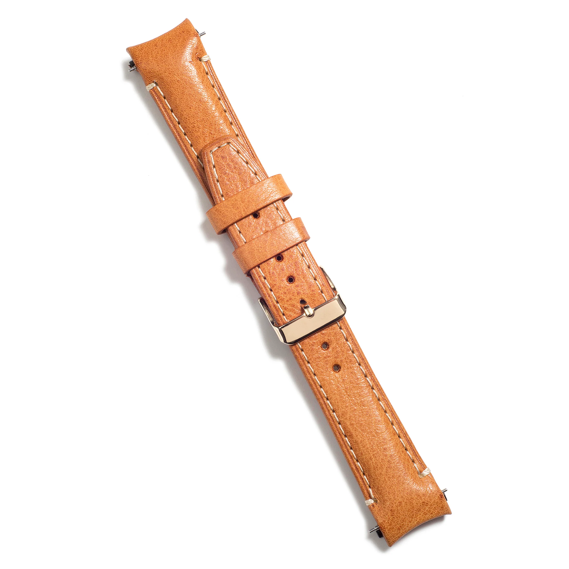 Curved End Leather Strap for Rolex Submariner with Tang Buckle - Image 38