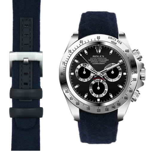 Curved End Nylon Strap for Rolex Daytona with Tang Buckle - Image 10