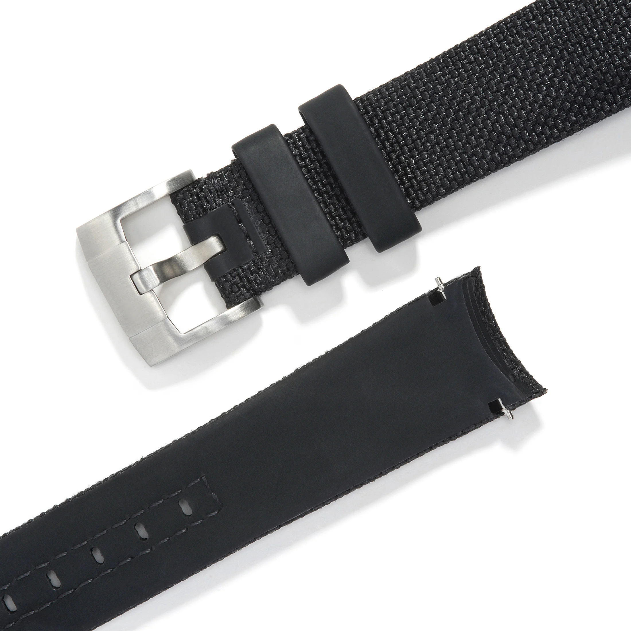 Curved End Nylon Strap for Rolex Explorer I with Tang Buckle - Image 3