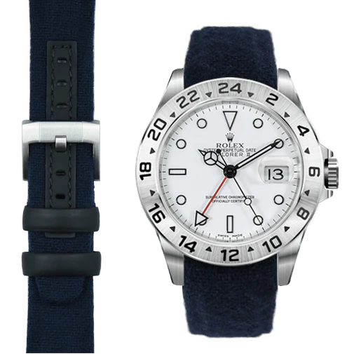 Curved End Nylon Strap for Rolex Explorer II with Tang Buckle - Image 10