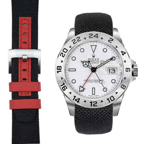 Curved End Nylon Strap for Rolex Explorer II with Tang Buckle - Image 6