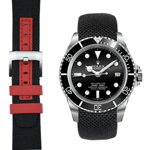 Curved End Nylon Strap for Rolex Sea-Dweller with Tang Buckle - Image 6