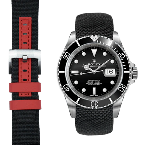 Curved End Nylon Strap for Rolex Submariner with Tang Buckle - Image 6