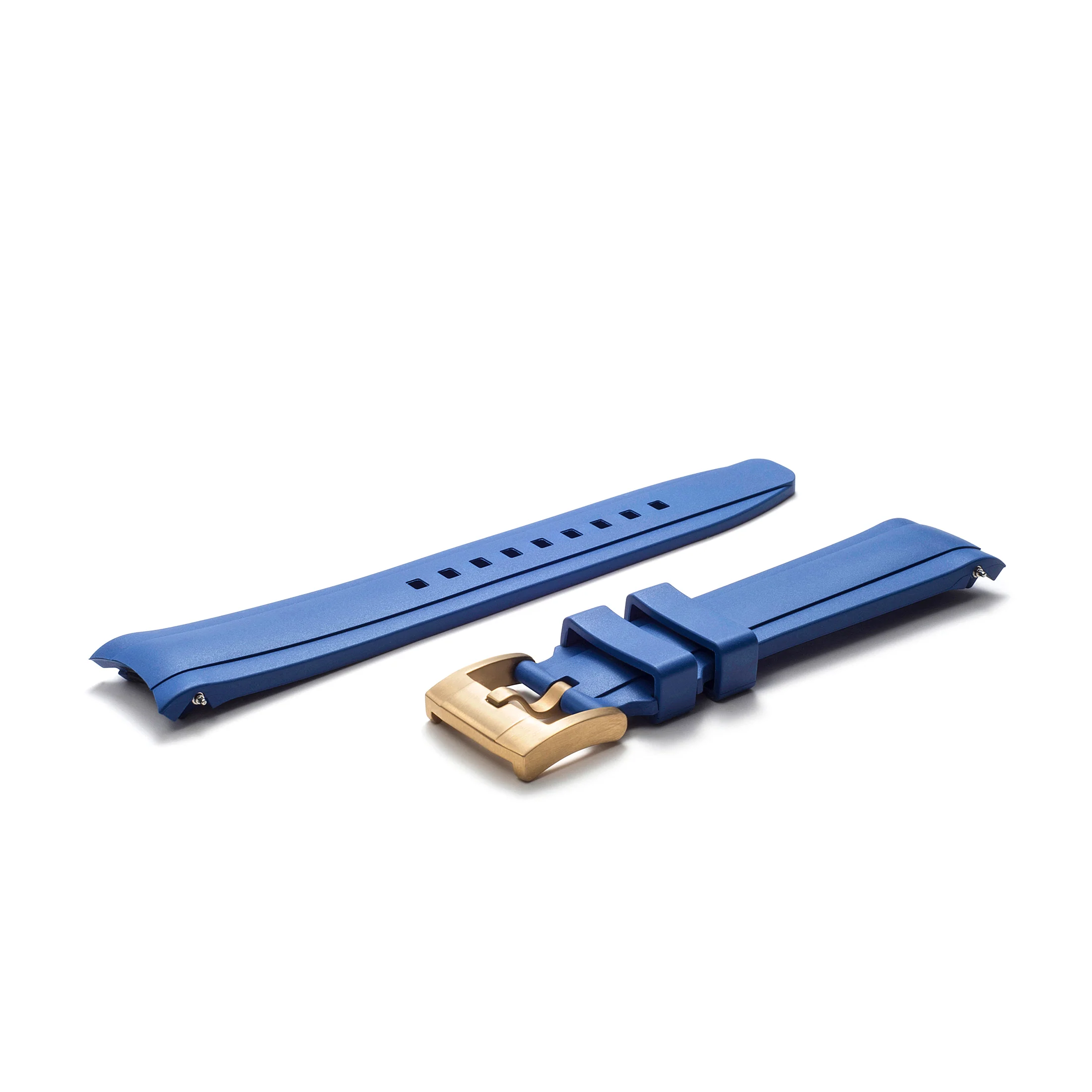 Curved End Rubber Strap for Rolex Ceramic Daytona with Tang Buckle - Image 12