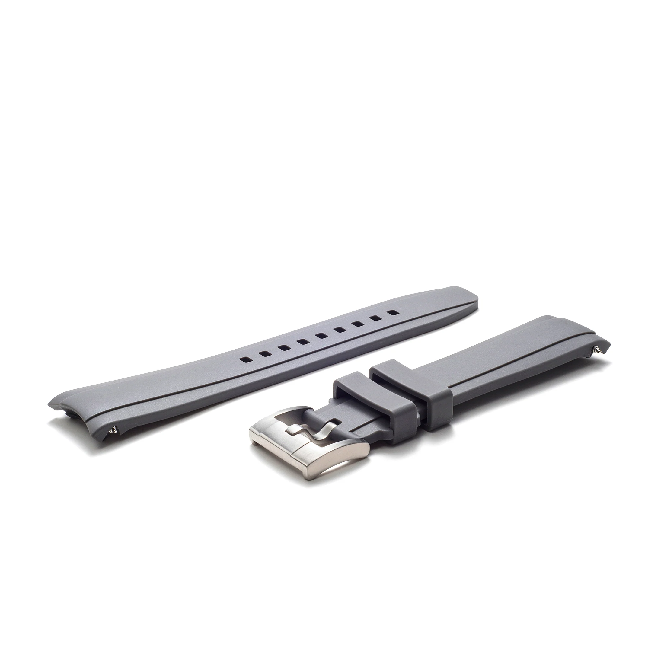 Curved End Rubber Strap for Rolex Ceramic Daytona with Tang Buckle - Image 28