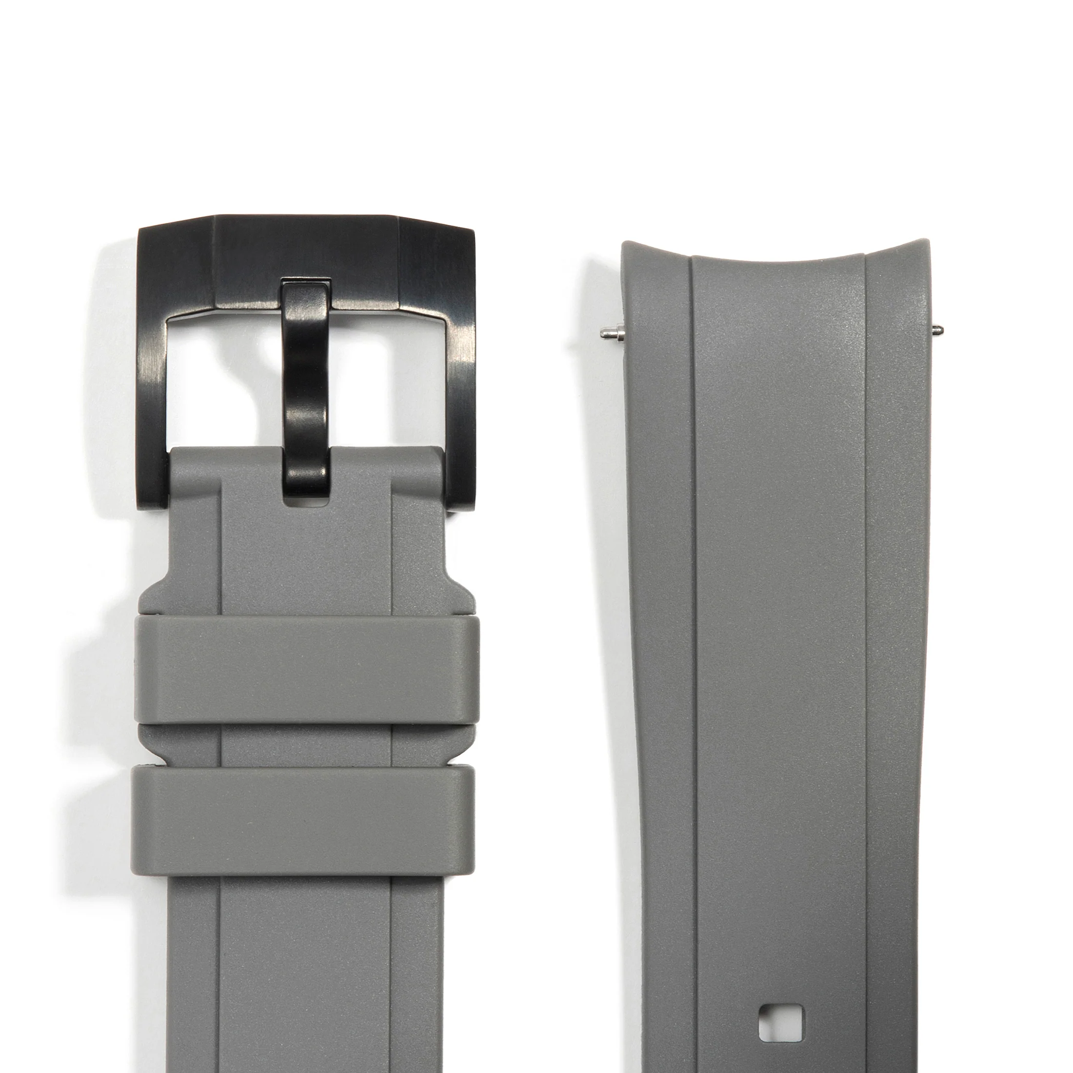 Curved End Rubber Strap for Rolex Ceramic Daytona with Tang Buckle - Image 34