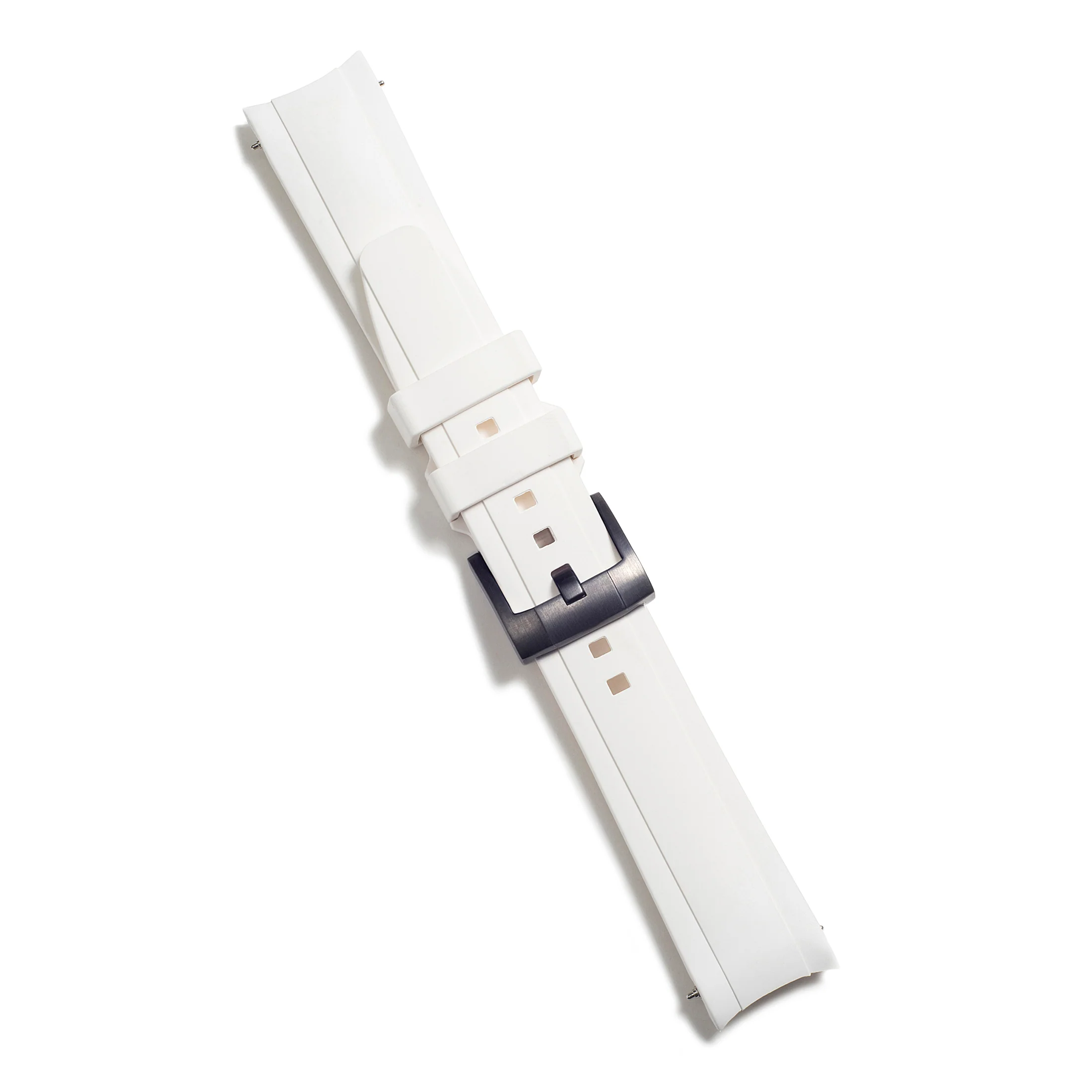 Curved End Rubber Strap for Rolex Ceramic Daytona with Tang Buckle - Image 65