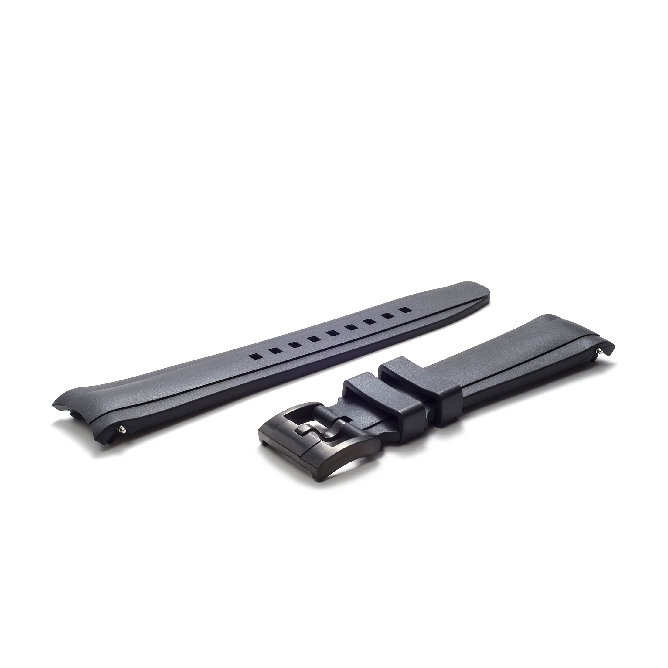 Curved End Rubber Strap for Rolex Explorer II 42mm with Tang Buckle (Produced between 2011-2020) - Image 7