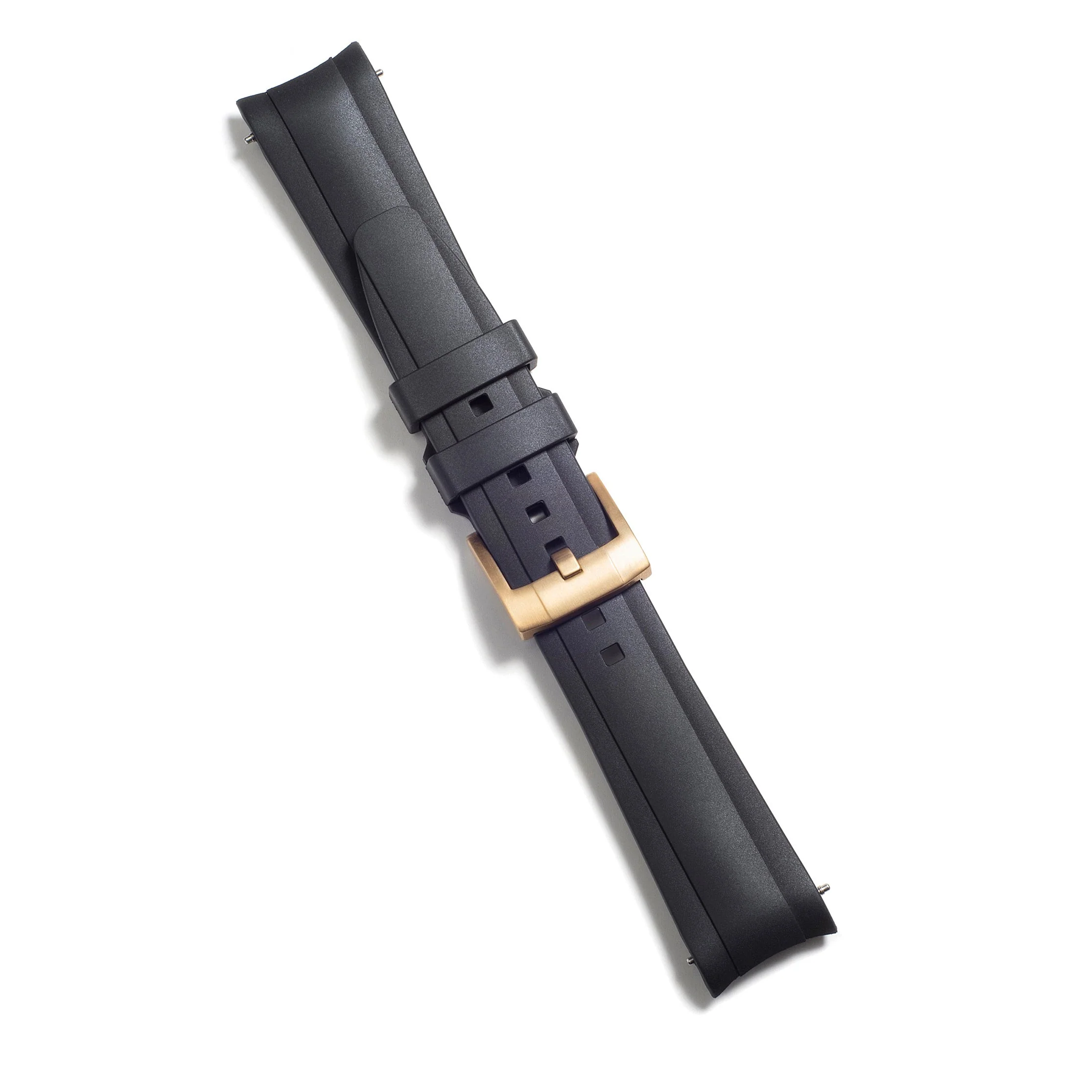 Curved End Rubber Strap for Rolex Sea-Dweller with Tang Buckle - Image 14