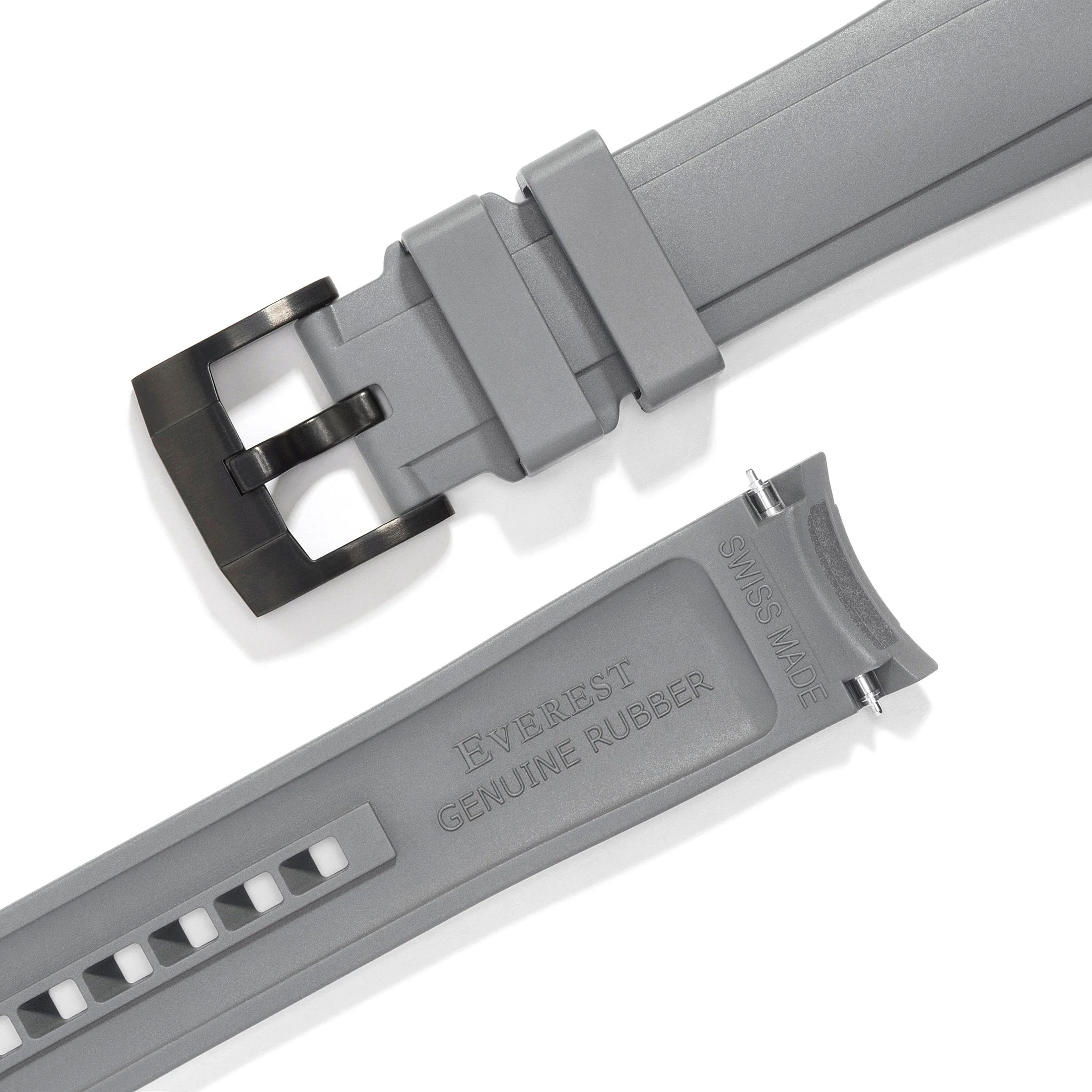 Curved End Rubber Strap for Rolex Sea-Dweller with Tang Buckle - Image 34