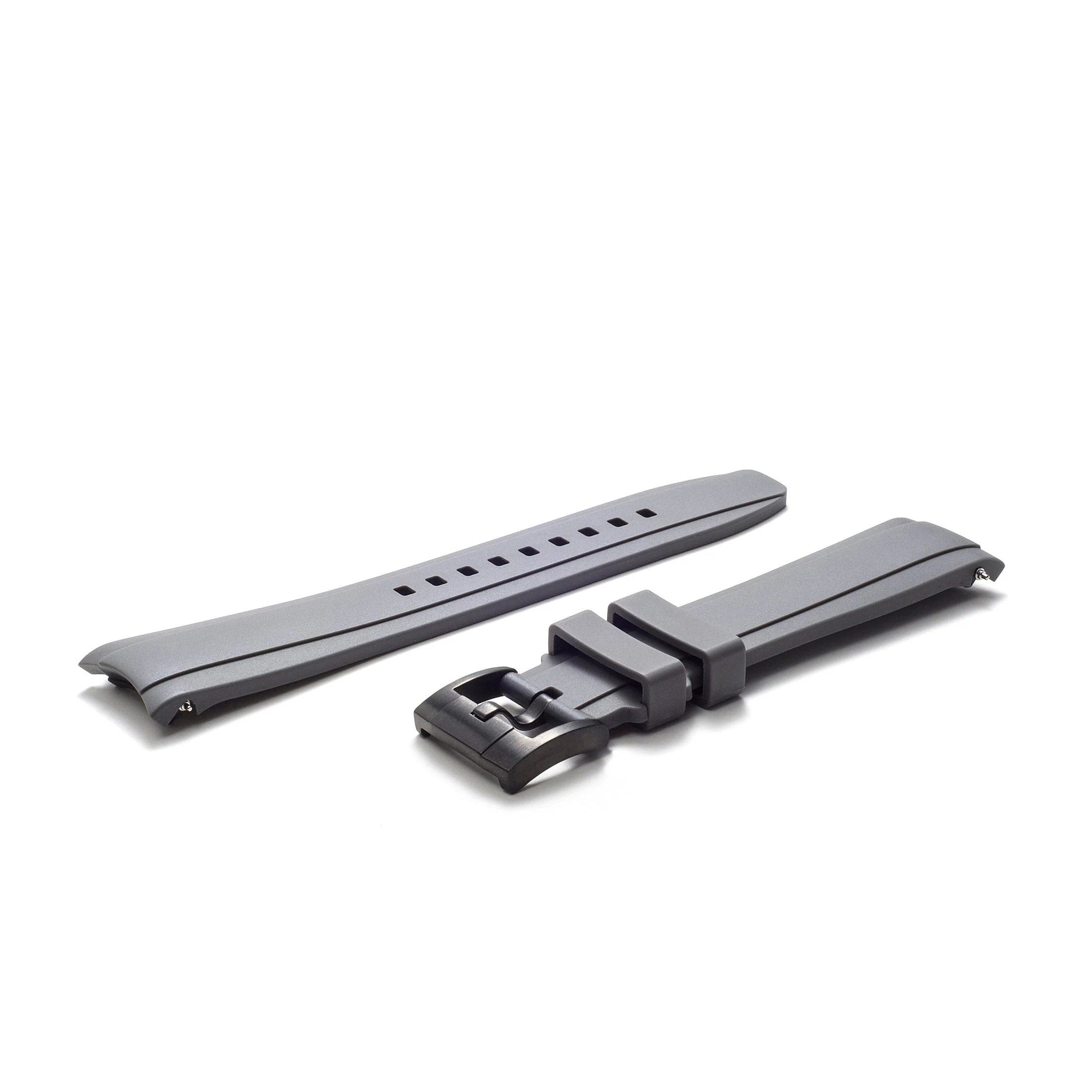 Curved End Rubber Strap for Rolex Sea-Dweller with Tang Buckle - Image 35