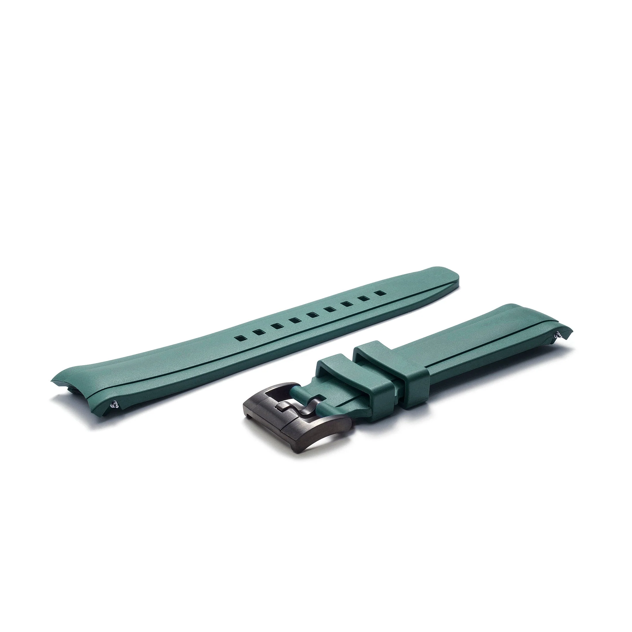 Curved End Rubber Strap for Rolex Sea-Dweller with Tang Buckle - Image 49