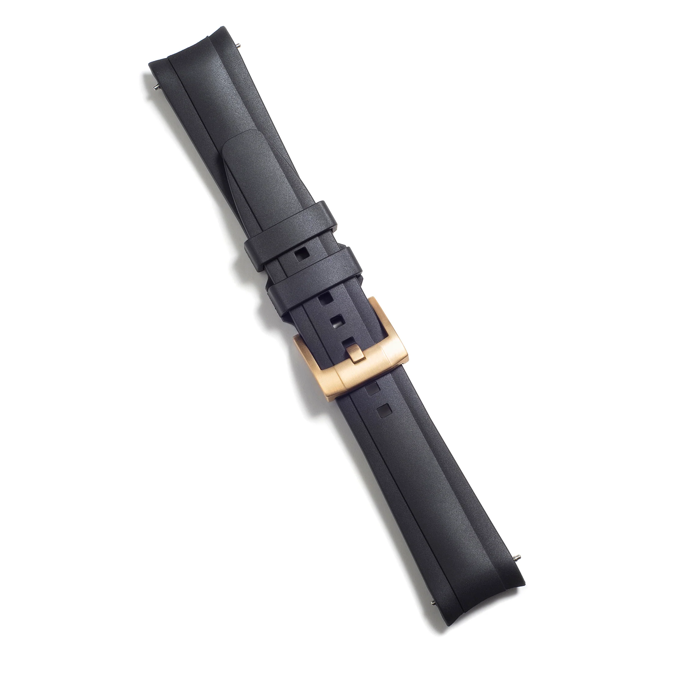 Curved End Rubber Strap for Rolex Sea-Dweller 43mm with Tang Buckle - Image 14