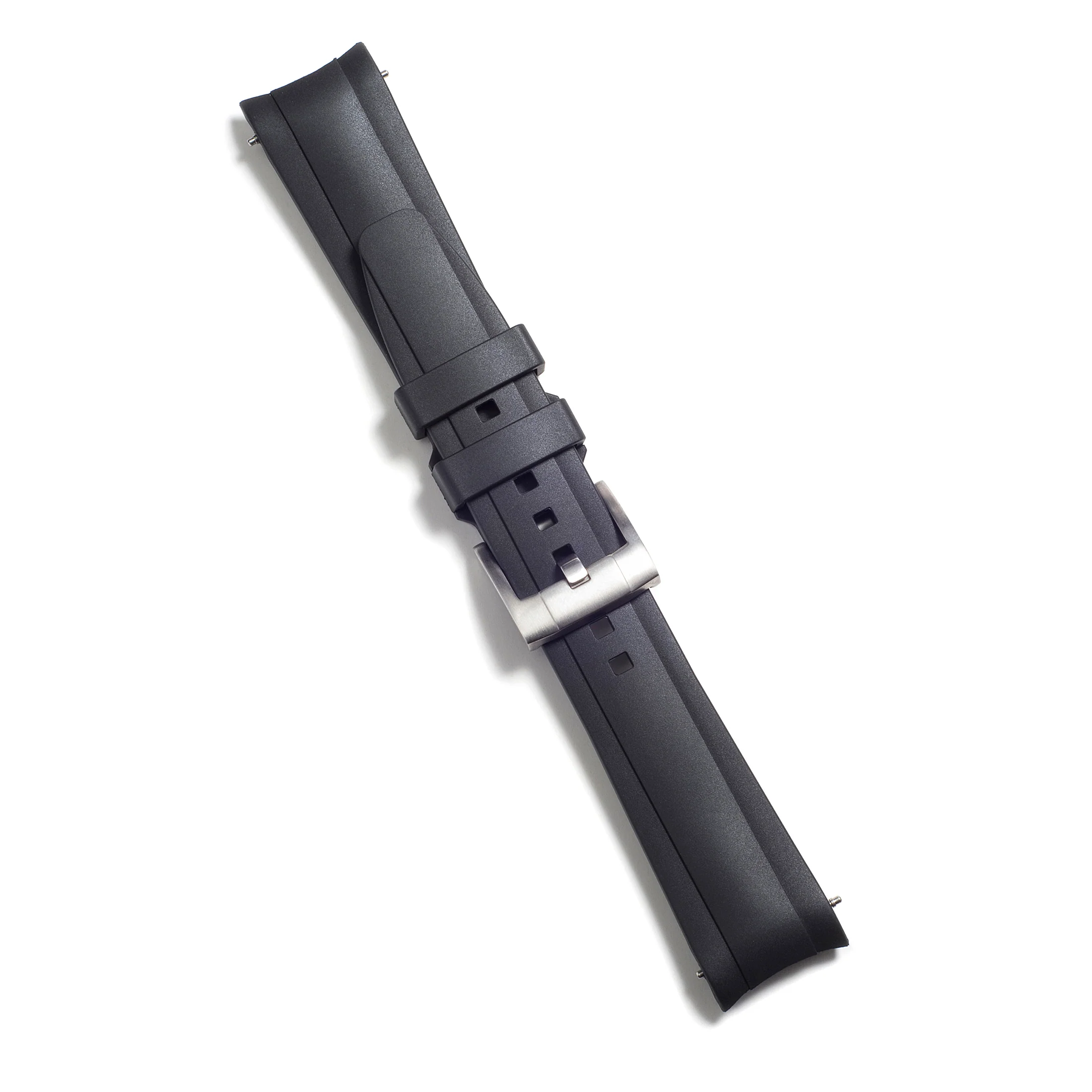 Curved End Rubber Strap for Rolex Deepsea with Tang Buckle - Image 5