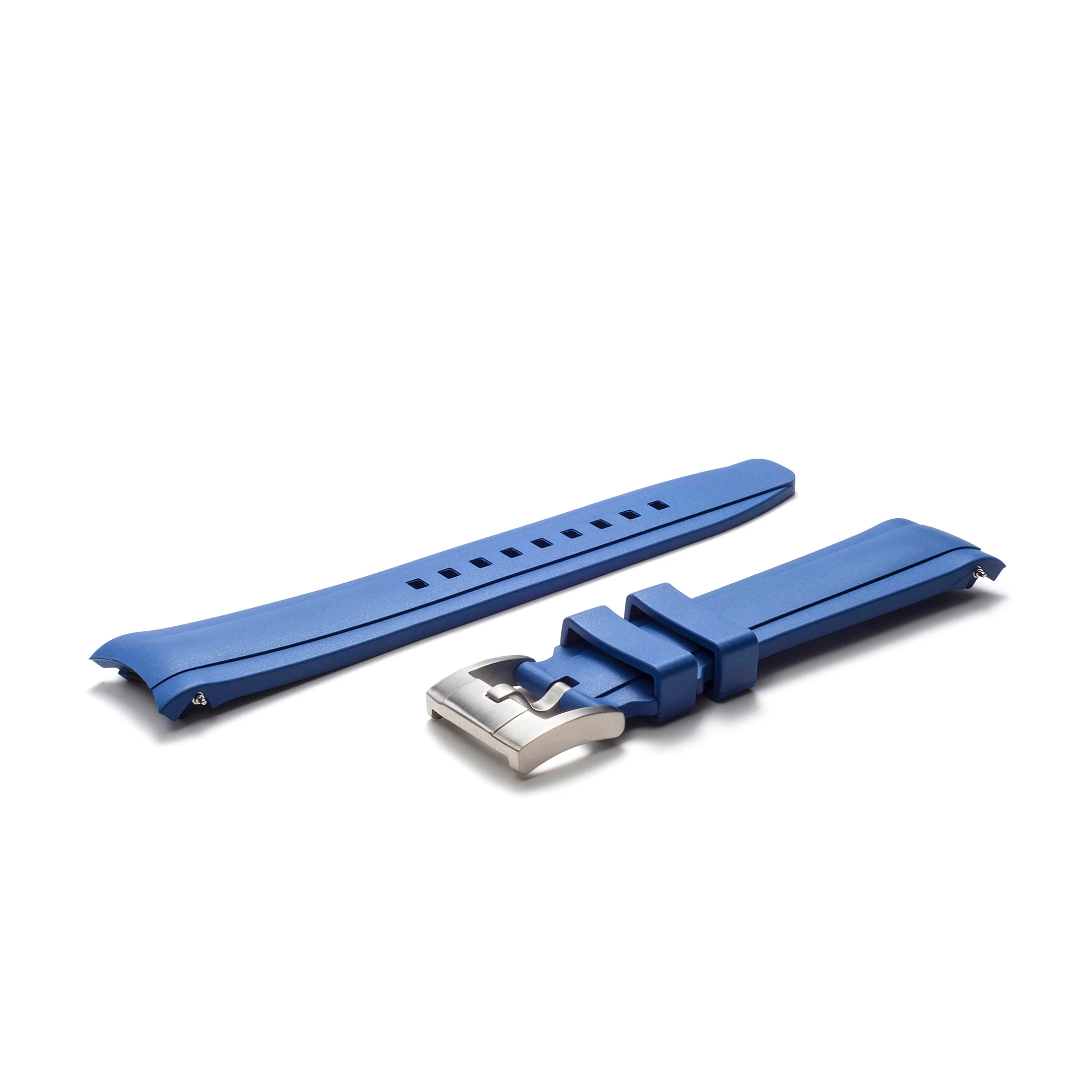 Curved End Rubber Strap for Rolex Submariner 41mm with Tang Buckle (2020 Release) - Image 16