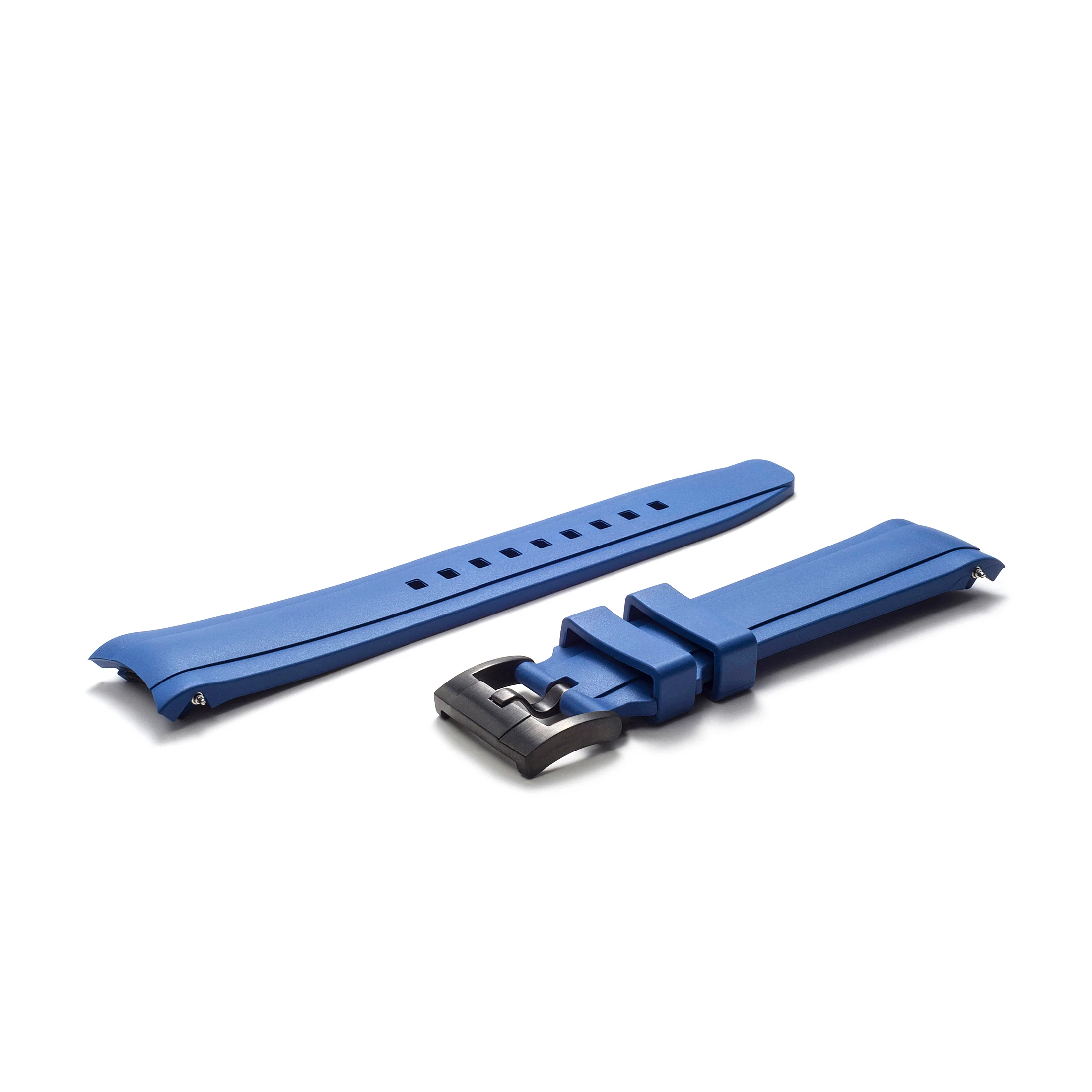 Curved End Rubber Strap for Rolex Submariner 41mm with Tang Buckle (2020 Release) - Image 20