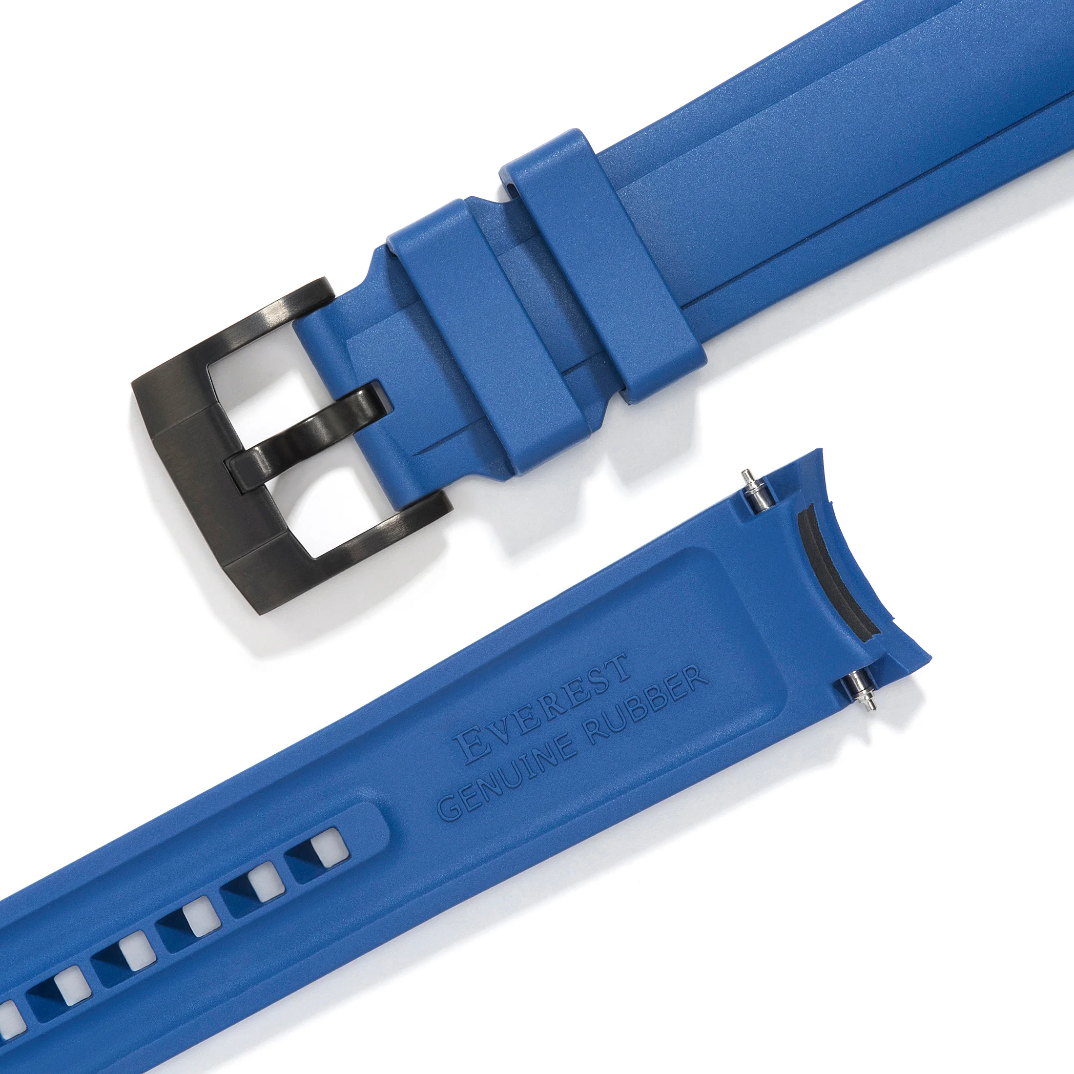 Curved End Rubber Strap for Rolex Submariner 41mm with Tang Buckle (2020 Release) - Image 21